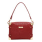 BOLSO DE HOMBRO CUADRADO ELEGANCIA EN RELIEVE (ROJO)