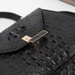 Genuine Crocodile Skin Bone Leather Top Handle Bags-4
