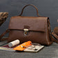Women Satchel Shoulder Bag Vintage Top Handle Bag-3